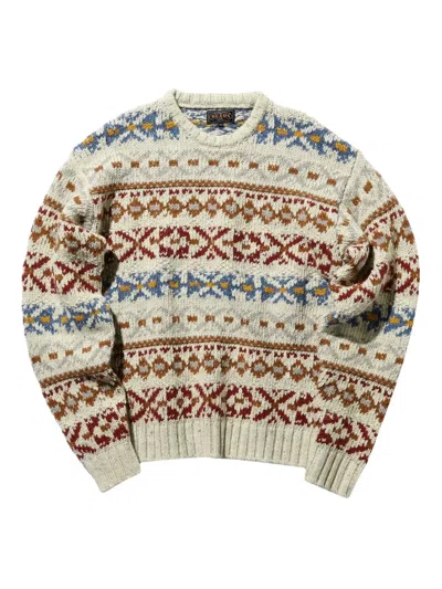 GEOMETRIC-PATTERN SWEATER