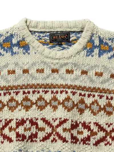 GEOMETRIC-PATTERN SWEATER