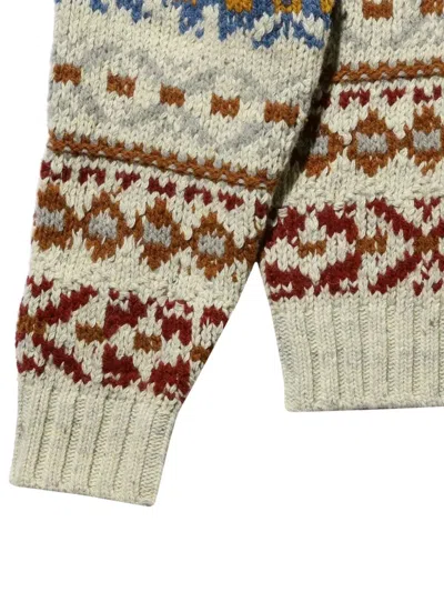 GEOMETRIC-PATTERN SWEATER