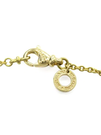 Pre-owned Bvlgari 2010s 18k Yellow Gold B-zero1 Necklace