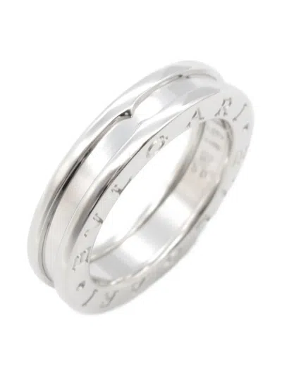 Pre-owned Bvlgari 18k White Gold B-zero1 Ring
