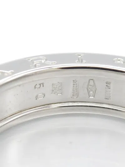 Pre-owned Bvlgari 18k White Gold B-zero1 Ring