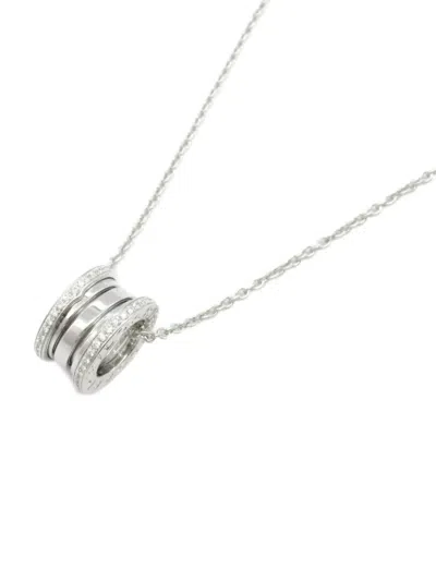 Pre-owned Bvlgari 18k White Gold Diamond Necklace