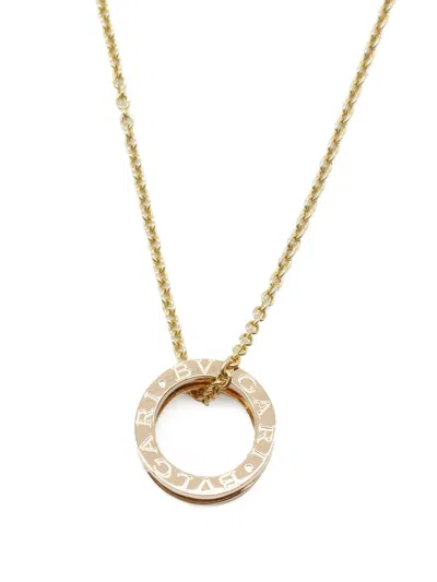 Pre-owned Bvlgari 18k Rose Gold B-zero Necklace