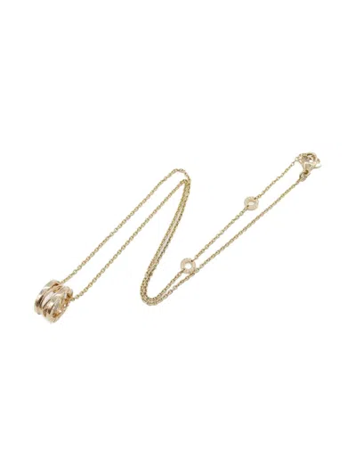 Pre-owned Bvlgari 18k Rose Gold B-zero Necklace
