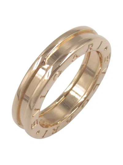 Pre-owned Bvlgari 18k Rose Gold B-zero1 Ring
