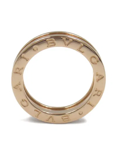 Pre-owned Bvlgari 18k Rose Gold B-zero1 Ring
