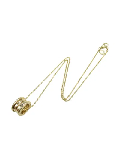 Pre-owned Bvlgari 18k Yellow Gold B-zero1 Necklace