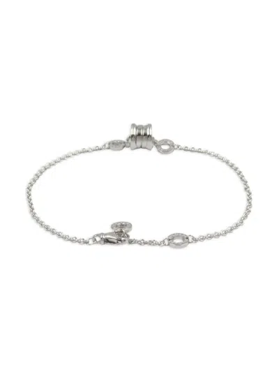 Pre-owned Bvlgari 18k White Gold B-zero1 Bracelet