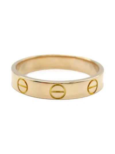 Pre-owned Cartier 2010s 18k Rose Gold Mini Love Ring