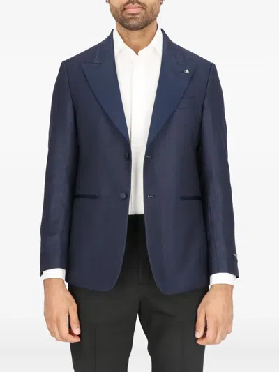 Scotch & Soda Textured Shawl-lapel Jacket