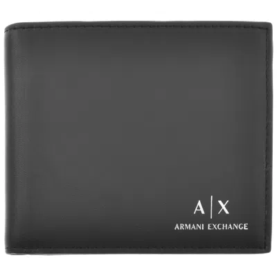 Armani Exchange Bifold Logo Wallet Black