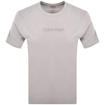 Calvin Klein Crew Neck T Shirt Ash In Gray