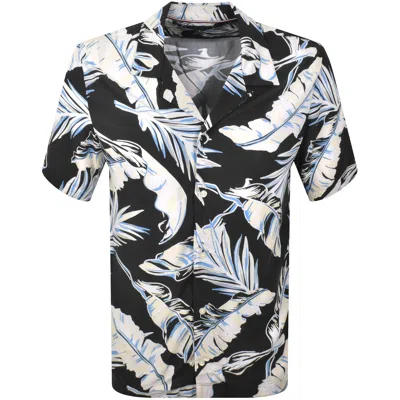 Tommy Hilfiger Regular Fit Banana Leaf Print Camp Shirt In Multi