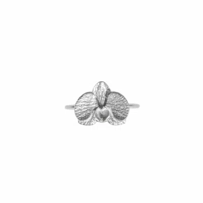 Alegoria Jewellery Women's Orchid Ring - Silver