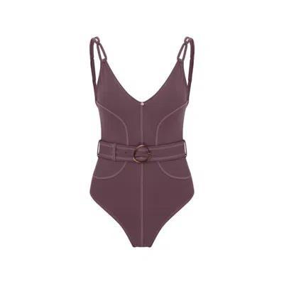 House Of Silk Women's Purple Lana Swimsuit