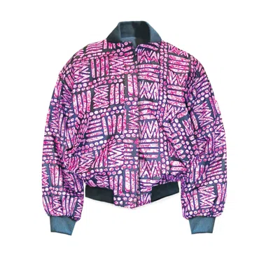 Chuks Collins Women's Purple Ajah New Collection Drop2- Bama Jacket