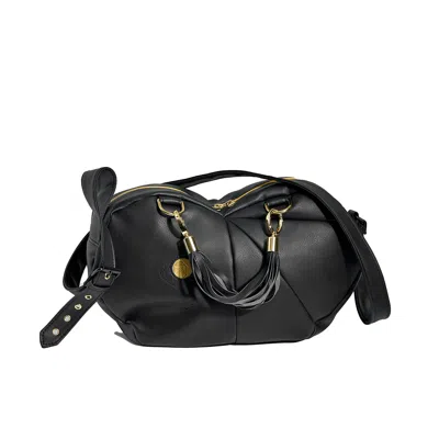 Milla Von Cosy Women's Gold / Black Shoulder Bag Cosy With Versatile Straps Black