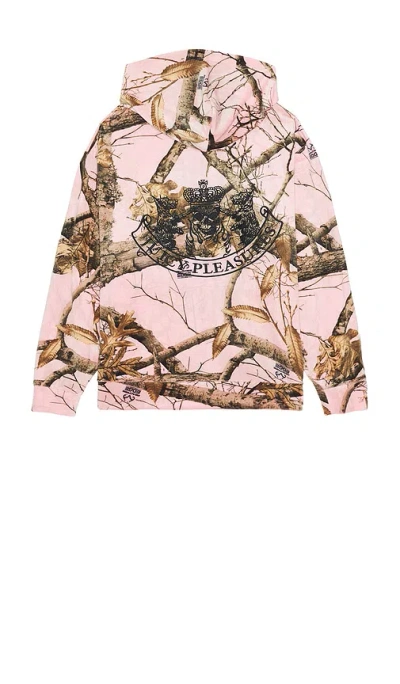 Pleasures X Juicy Couture Realtree Velour Hoodie In Pink