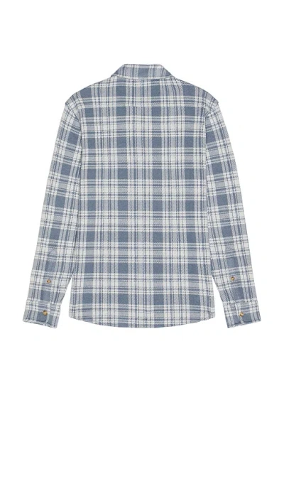 Faherty Legend Sweater Shirt In Blue