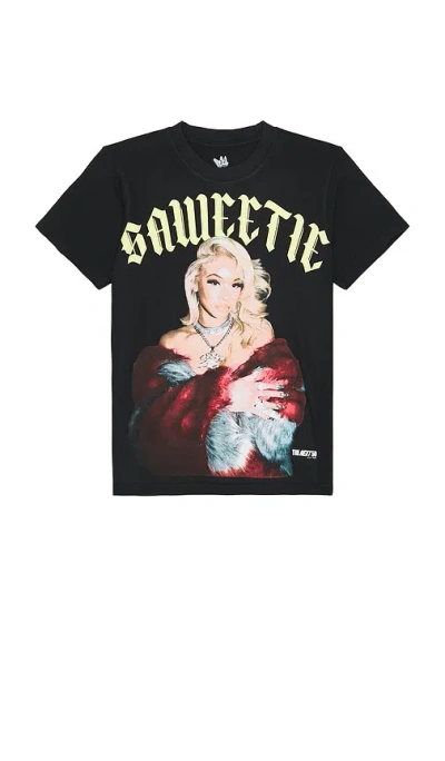 Philcos Saweetie Gold Tee In Black