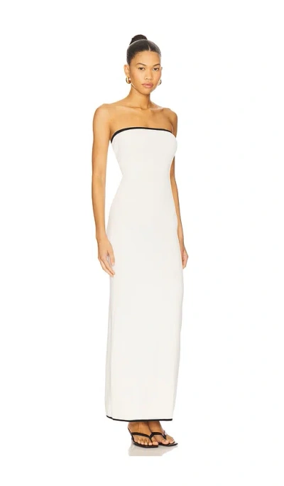 Solid & Striped The Caroline Column Dress In White