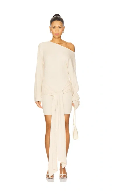 Seven Wonders Himari Knit Mini Dress In White