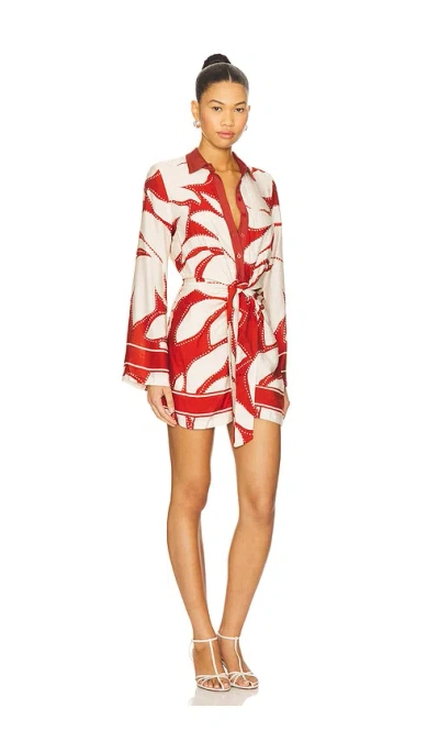 Seven Wonders Arlette Sleeved Mini Dress In Multi
