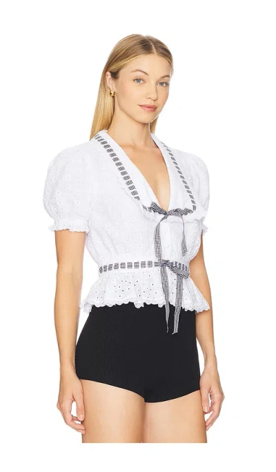 Majorelle Graciela Top In White