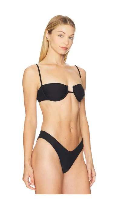 Montce Simonette Bikini Top In Black