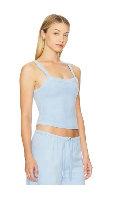 Guizio Dani Terry Tank In Blue
