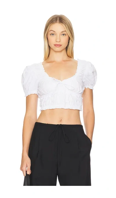 Nakedvice The Natalia Top In White
