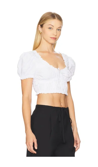 Nakedvice The Natalia Top In White
