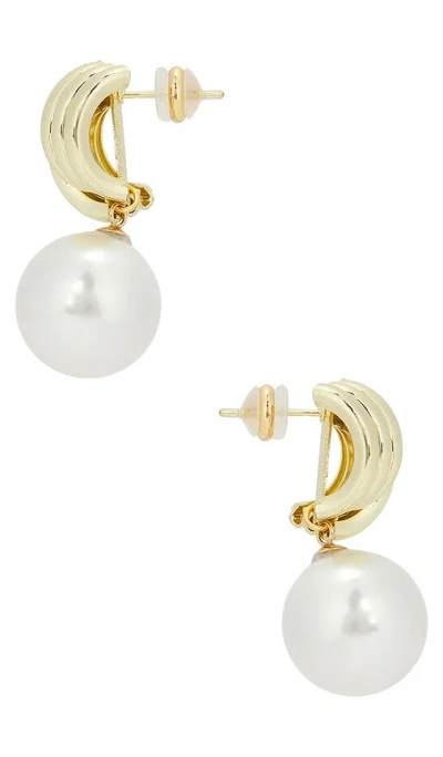 Shashi Knot Pearl Drop Earring