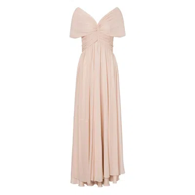 Alberta Ferretti Alberta Ferreti  Light Pink Dress In Silk Georgette In Pink
