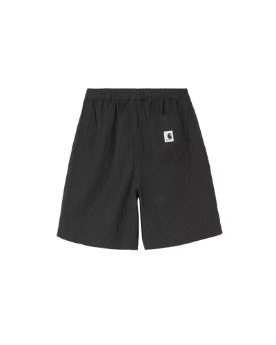 Carhartt Bermuda Toland Neri In Black