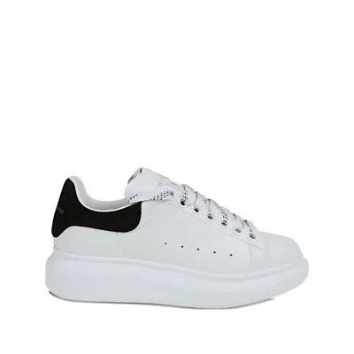 Alexander Mcqueen Alexander Mc Queen White And Black Oversized Sneakers In White