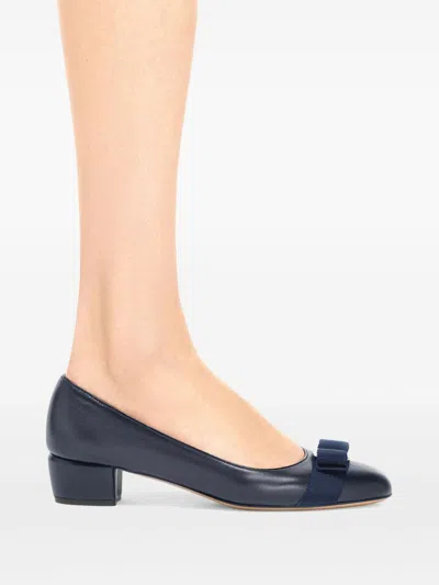 Ferragamo Salvatore  With Heel In Blue