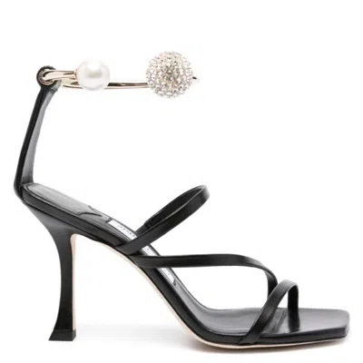 Jimmy Choo Ottilia 90 Crystal-embellished Sandals In Nappa Leather