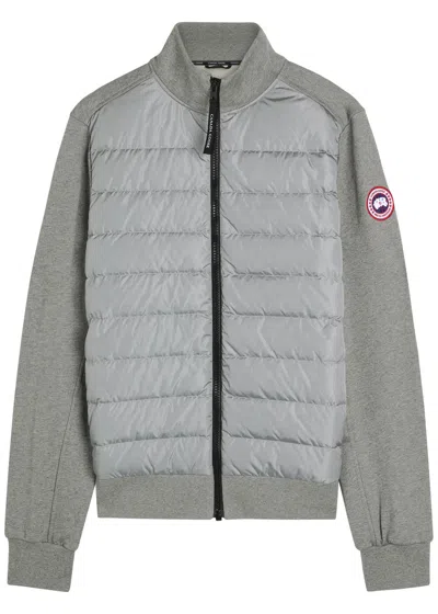 Canada Goose Hybridge Huron Full-zip Jacket Stone Heather In Gray