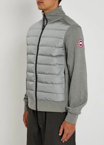 Canada Goose Hybridge Huron Full-zip Jacket Stone Heather In Gray