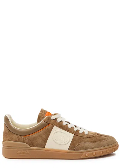 Valentino Upvillage Low-top Sneakers In Brown