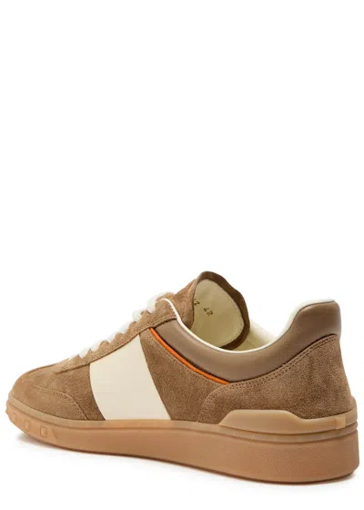 Valentino Upvillage Low-top Sneakers In Brown