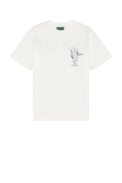 Beams Print Tee [anti-slip] In White