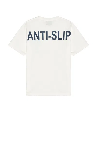 Beams Print Tee [anti-slip] In White