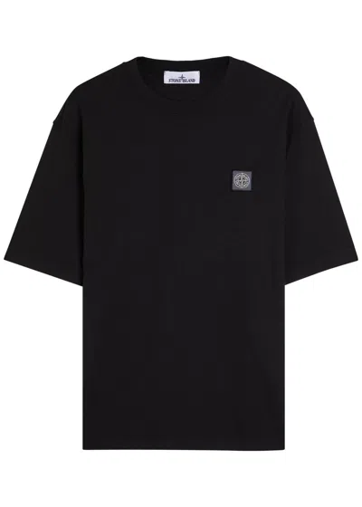 Stone Island Compass Patch Cotton Jersey T-shirt Clothing
