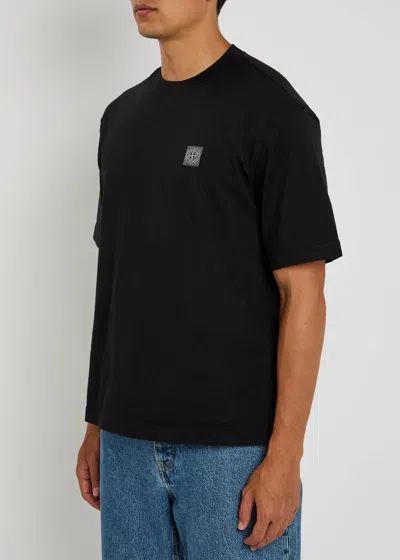 Stone Island Compass Patch Cotton Jersey T-shirt Clothing