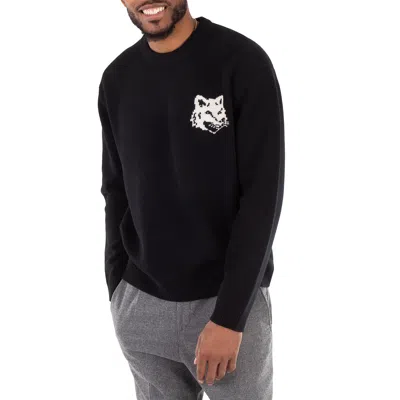 Maison Kitsuné Maison Kitsune Fox Head Intarsia Wool Jumper