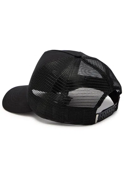 Amiri Logo-embroidered Canvas And Mesh Cap