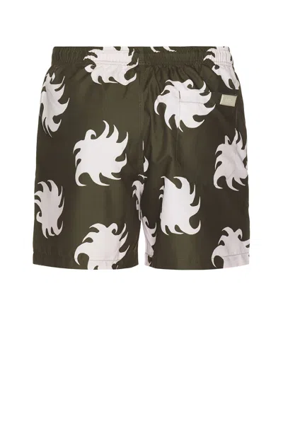 Oas Pine Ember Swim Shorts In Green